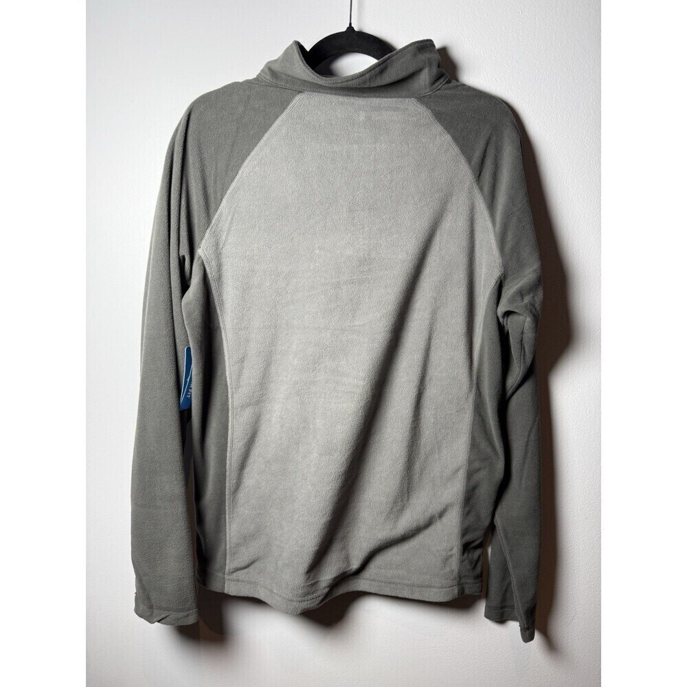 Columbia Life Point 1/4 Zip Fleece Men’s Dark GR & Gray Two Toned Size Small NEW - Picture 2 of 8